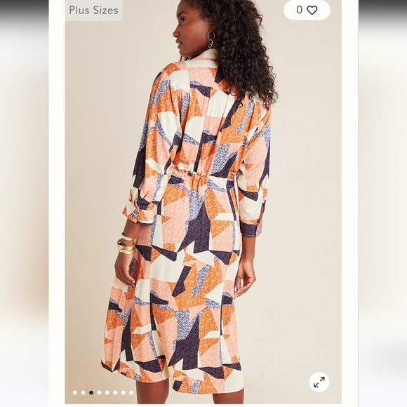 Corey Lynn Calter Abstract Shirtdress - Picture 2 of 6
